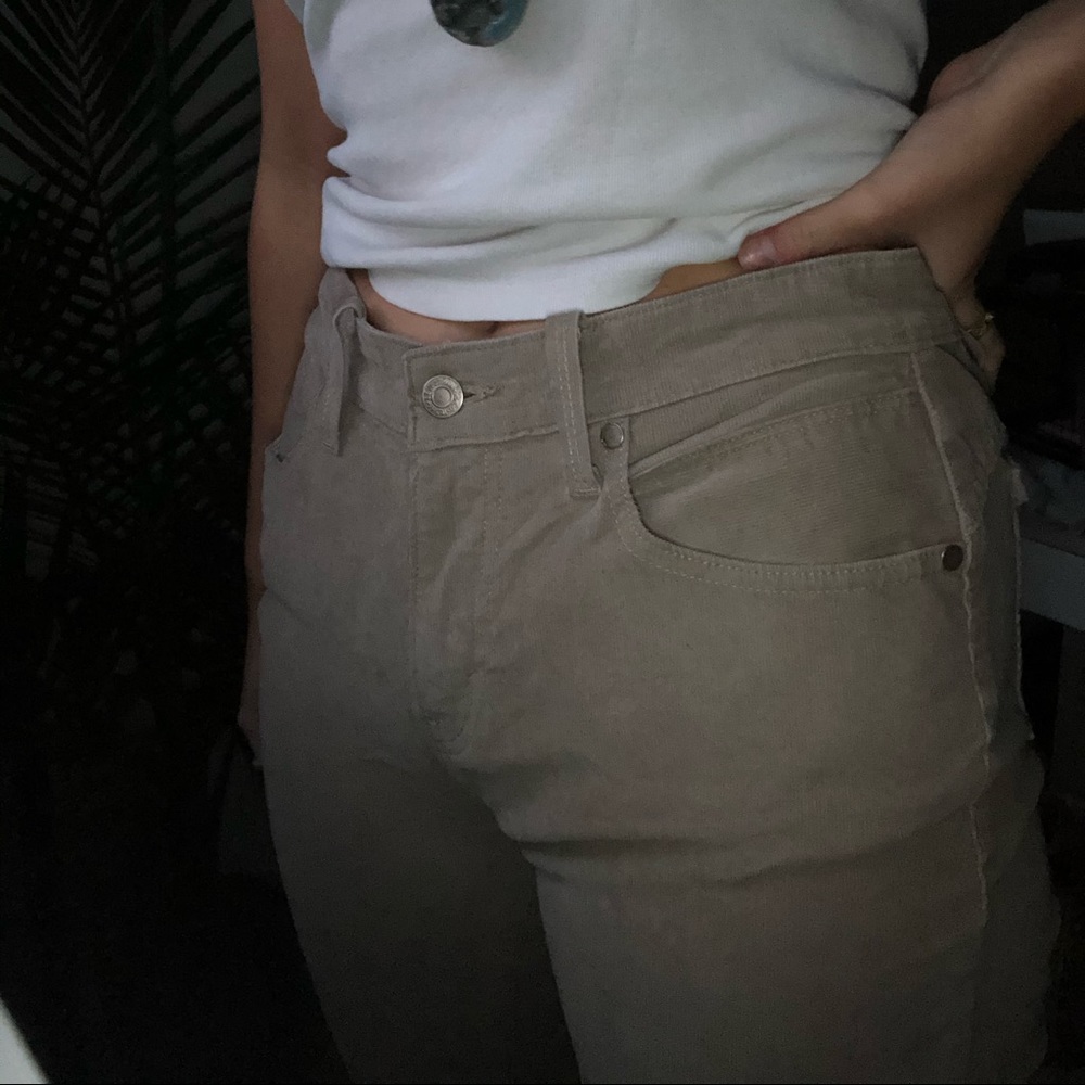 Tan Levi Corduroy Jeans